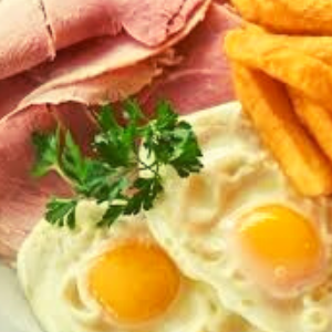  E2 HAM, EGGS, AND CHIPS 